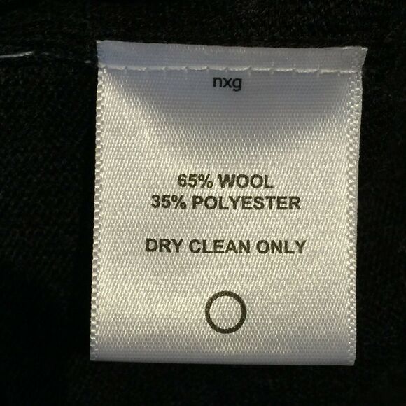 Thomas Dean Pullover Sweater 1/4 Zip Long Sleeves Stand-Up Collar Black Small - Picture 8 of 8